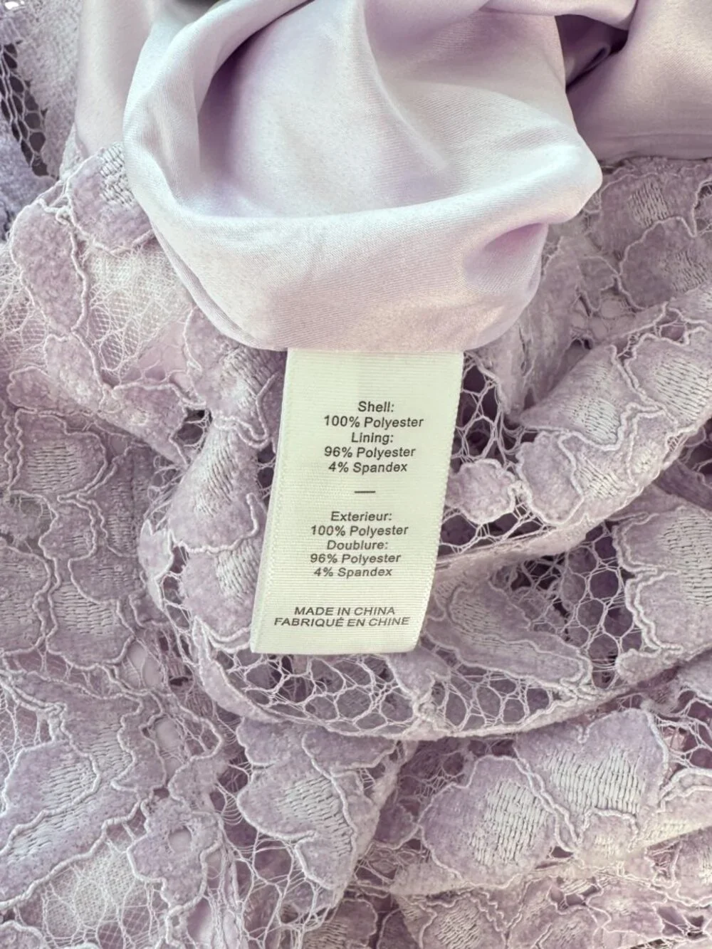 Likely Candella Lavender Pastel Purple Lace Fitted Midi Dress NWT New 10 - Picture 7 of 8